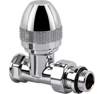 Прямой вентиль SR Rubinetterie серия "Ovus" 1/2", цвет хром 0436-1500C000