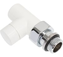 Запорный клапан SR Rubinetterie серия "Tondera Light" прямой, 1/2", цвет белый 0779-1500VC0A
