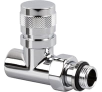 Прямой вентиль на подачу SR Rubinetterie Tondera 1/2", преобразуемый в термостат, хром 0612-1500C000