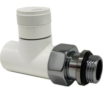 Прямой запорный клапан SR Rubinetterie Tondera 1/2", белый 0672-1500VC0A