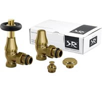 Термостатический комплект SR Rubinetterie серия Old Style 1/2, угловой, цвет бронза K367-1500Z000
