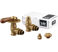Комплект угловых вентилей SR Rubinetterie серия Belle Epoque 1/2", бронза K310-1500Z000