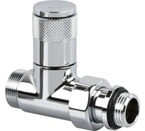 Прямой вентиль SR Rubinetterie Tondera ручная регулировка 1/2"х3/4" E, цвет хром 0625-1500C0E0