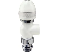 Вентиль SR Rubinetterie "Ovus" термостатический, осевой, 1/2"х1/2", цвет белый 0431-1500VC0A