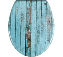 Сиденье для унитаза SANTRADE Палуба бирюза 0507