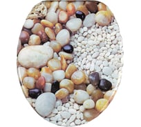 Сиденье для унитаза SANTRADE Прибрежные камешки 0506