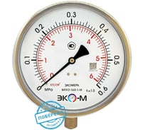 Манометр ЭКО-М Экомера МД93-160мм 0..0,6МПа М20*1,5 (Гидрозаполненный) МД93-160-М-0,6МПа