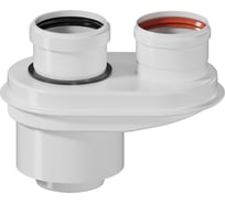 Адаптер-переход OKSELER с 80/125 на DN 80/80 конденсационный oks00031