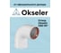 Отвод OKSELER D 80 угол 90гр. F/F (мама/мама) oks00093 4