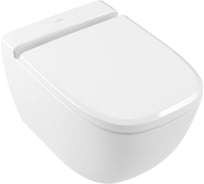 Сиденье для унитаза Villeroy & Boch Antheus CeramicPlus альпийский белый 8M18S1R1