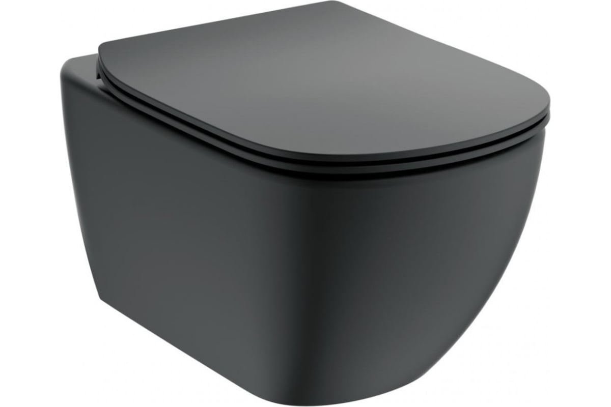 Крышка-сиденье для унитаза Ideal Standard Silk Black Tesi T3527V3 ...