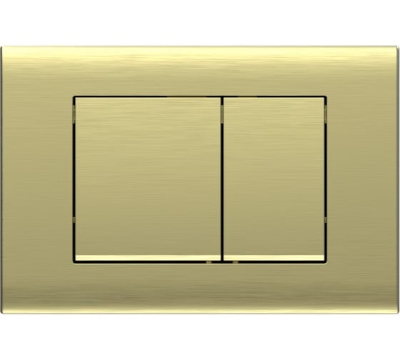 Кнопка смыва VINCEA цвет брашированное золото VFP-001BG 1