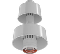 Оголовок с ветрозащитой Okseler D 80/125 БЕЛЫЙ oks00090