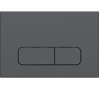 Кнопка смыва VINCEA цвет вороненая сталь VFP-002GM