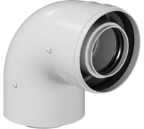 Отвод конденсационный Okseler угол 90гр. 60/100 oks00108