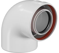 Отвод конденсационный Okseler угол 90гр. 80/125 oks00110