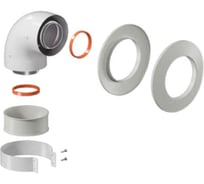 Отвод коаксиальный Okseler 60/100 (Baxi (кроме ECO Nova/Classic), Viessmann, Kiturami, Hubert, Wolf, Haier oks00097