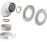 Отвод коаксиальный Okseler 60/100 (Baxi (кроме ECO Nova/Classic), Viessmann, Kiturami, Hubert, Wolf, Haier oks00097 1