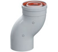 Отвод S-образный Okseler D60/100 oks01486