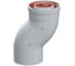 Отвод S-образный Okseler D60/100 oks01486 1