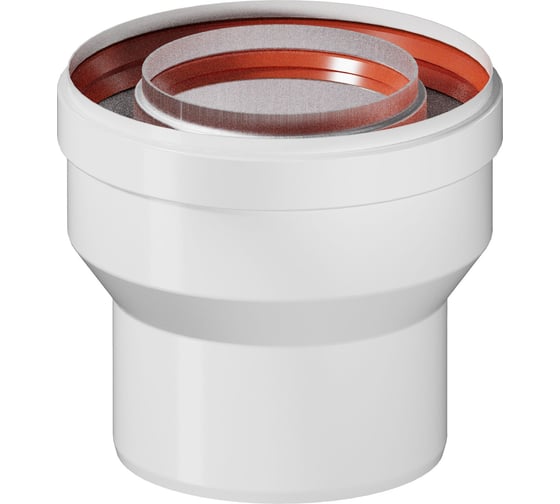 Переход Okseler с 60/100 на 80/125 (алюминий) oks00118 1