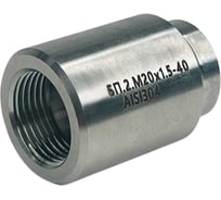 Бобышка DELTAKIP прямая нерж. DK-БП.2.20х1,5-40 AISI304 DK-D0000015