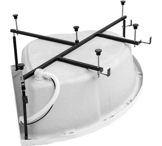 Сварной каркас для акриловой ванны Aquanet Fregate 120x120 00182118