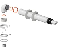 Комплект дымохода Okseler антилед универсальный 60/100 - 1000мм (кроме Immergas и Navien Deluxe 75/100 стар.) oks00059