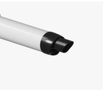 Труба конденсационная Okseler 60/100 для прохода через стену с наконечником L 750 мм oks00122