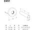 Комплект круглых декоративных крышек SR Rubinetterie 0491-1000V16A 2