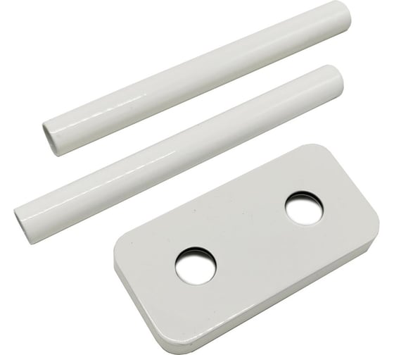 Маскировочный комплект для труб SR Rubinetterie Tondera L160  мм., d10-16, белый 0494-1000V16A