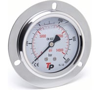 Манометр гидравлический Урдюга виброустойчивый D63 мм 0-1000 bar 1/4BSP TP радиальный МГВР1000