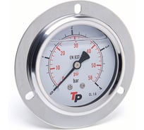 Манометр гидравлический Урдюга виброустойчивый D63 мм 0-4 bar 1/4BSP TP радиальный МГВР4