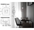 Терморегулятор Grand Meyer черный silk touch (совместим с Schneider Unica, Schneider Atlas) MST-9n 8