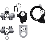 Комплект клапана трехходового FUGAS для котла СКАТ Protherm 0020015570