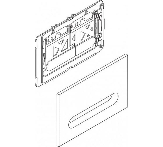 Кнопка смыва BelBagno PROSPERO цвет-белый BB004-PR-BIANCO
