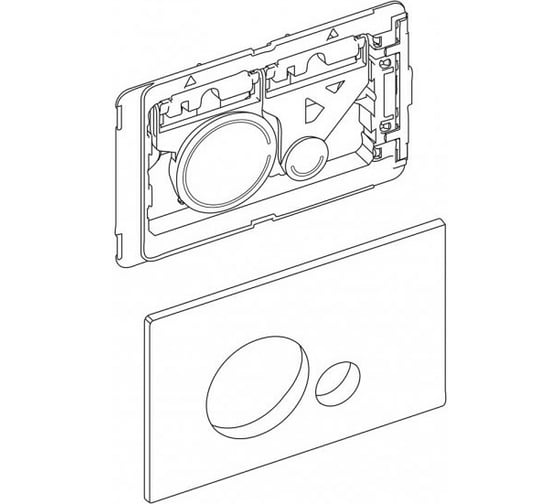 Кнопка смыва BelBagno SFERA цвет-хром глянцевый BB015-SR-CHROME