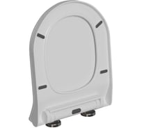 Сиденье для унитаза WAVE ALEO дюропласт, микролифт, БЕЛЫЙ глянец NEW 556017