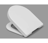 Сиденье для унитазов Cedo Samar с микролифтом, быстросъемное, дюропласт, белое 536918