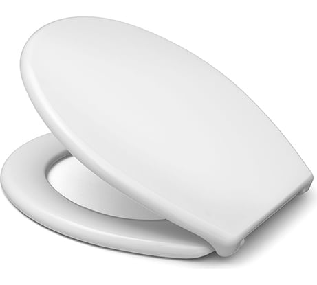 Сиденье Cedo Caladon Каладон стальное, крепление, дюропласт, белое 528477