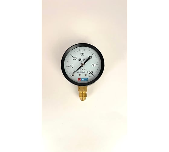 Манометр МЕТЕР ДМ 02-063-1-G Р=0..60 бар, G1/4, класс 1,5 3234 1