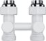 Узел нижнего подключения ROYAL THERMO Design прямой 1/2x3/4 EK (белый) НС-1701211 3