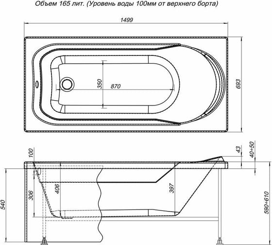 Панель Aquanet West 00239762