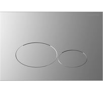 Панель смыва AQUATEK KDI-0000073(GLC) Хром матовый (клавиши овальные), 162*244 мм 00000147124