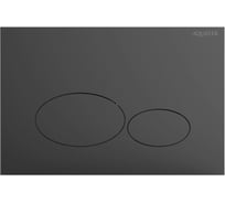 Панель смыва AQUATEK KDI-0000075(GLC-1) Оружейная сталь матовая (клавиши овальные) 00000147122