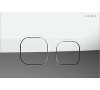 Панель смыва AQUATEK KDI-0000057(BB) Хром глянец ободок хром (клавиши квадрат), 162х244 мм 00000147103