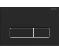 Панель смыва AQUATEK KDI-0000064(HD) Черный матовый, ободок хром (клавиши прямоугольные), 162х244 мм 00000147110