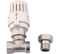 Терморегулятор SMT прямой 1/2 с термостатическим клапаном и головкой 1202SN0004