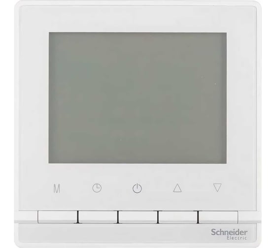 Терморегулятор с датчиком Systeme Electric AtlasDesign Белый от +5 до +35C, 16A ATN000138
