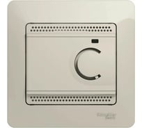 Регулятор теплого пола с датчиком Systeme Electric (Schneider Electric) Glossa, в сборе, Молочный GSL000938
